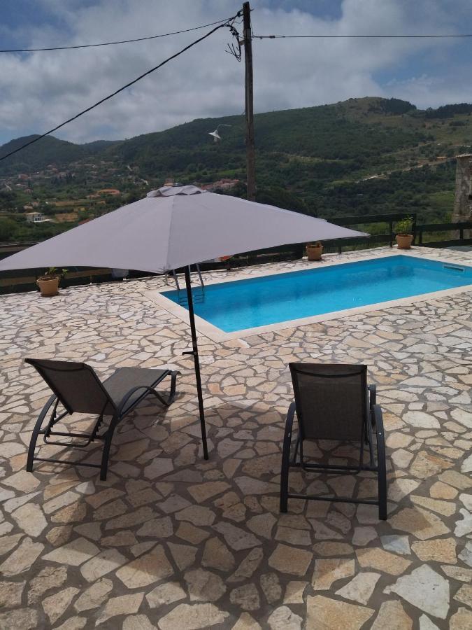 Villa Serenity Vóvikes Buitenkant foto