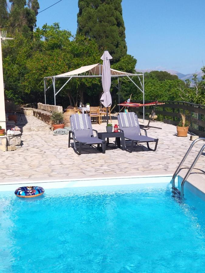 Villa Serenity Vóvikes Buitenkant foto