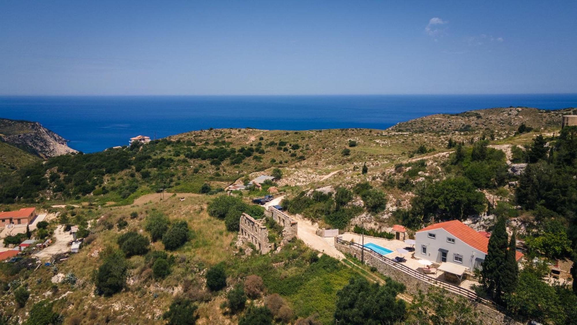 Villa Serenity Vóvikes Buitenkant foto