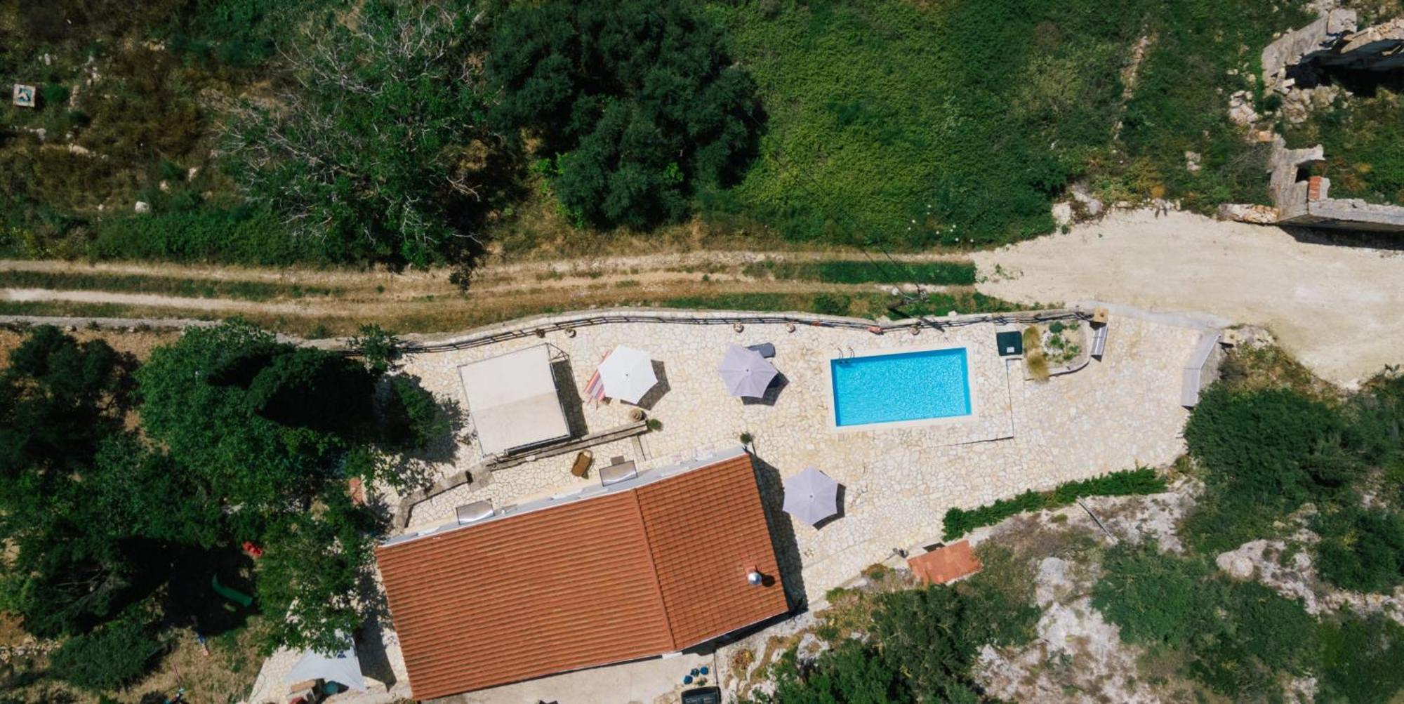 Villa Serenity Vóvikes Buitenkant foto