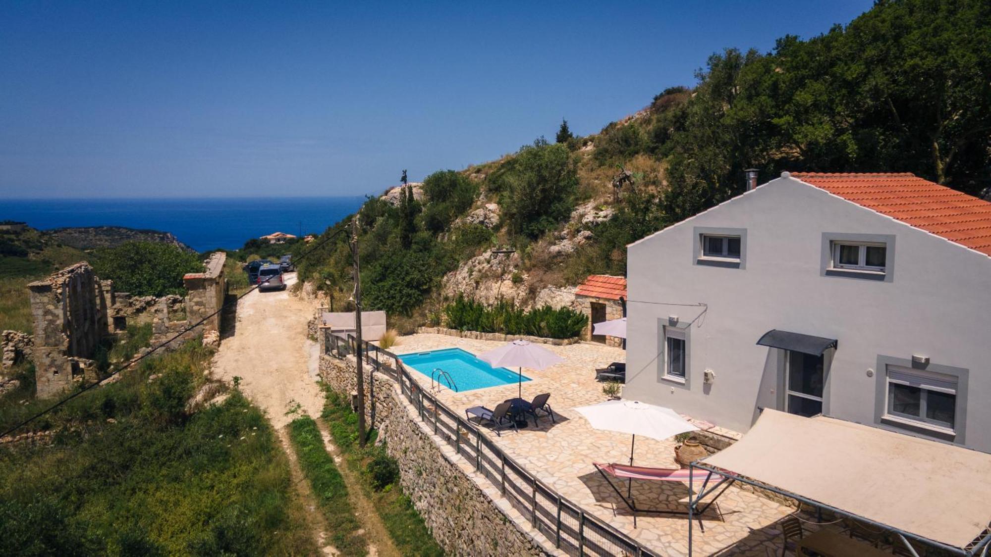Villa Serenity Vóvikes Buitenkant foto